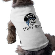 One-eyed Pirate First Mate Pet T-shirt