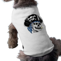 One-eyed Pirate Pet T-shirt