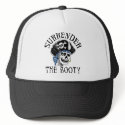One-eyed Pirate Skull and Crossbones hats