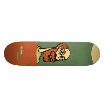 One Eyed Red Custom Skate Board