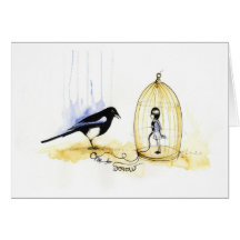 One for sorrow card