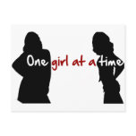 One Girl At A Time Postcards