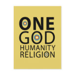 One God Post Card