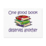 One good book deserves another gifts. post card