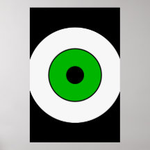 One Green Eye Posters