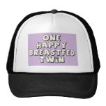 One Happy Breastfed Twin Hat