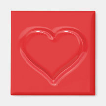 one heart 15 05 fridge magnet