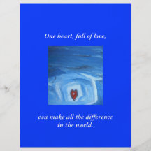 ONE HEART / A PRAYER CUSTOM FLYER