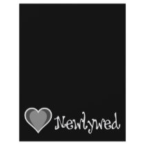 One Heart - Newlywed - Black & White