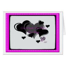 One Heart, One lOve, One Pug.. Card