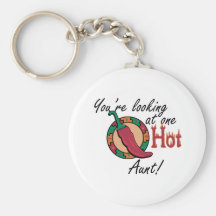 One Hot Aunt Key Chain
