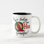 One Hot Grandpa Mugs