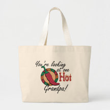 One Hot Grandpa Tote Bags