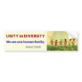 One Human Family Bumper Sticker
