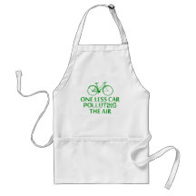 One Less Car Polluting the Air Aprons