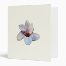 One Magnolia Blossom 3 Ring Binders