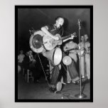 One Man Band Asheville, NC 1938 posters