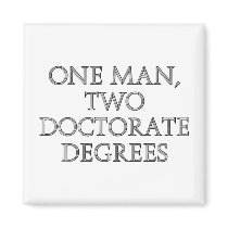 One man, two doctorate degrees