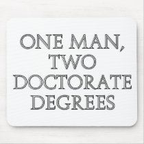 One man, two doctorate degrees