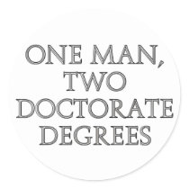 One man, two doctorate degrees