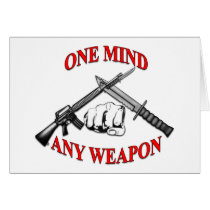 One Mind Any Weapon MCMAP Card