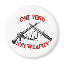 One Mind Any Weapon MCMAP Magnet