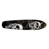 One Nasty Skull Skate Board