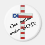 One Nation Refrigerator Magnets
