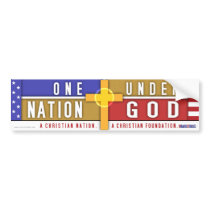 One Nation Under God Bumper Sticker