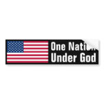 One Nation Under God bumper stickers