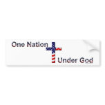 One Nation Under God Bumper Sticker bumper stickers