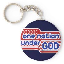 One Nation Under GOD Key Chains