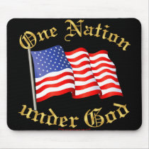 One Nation Under God Mouse Mats