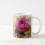 One of a Kind Love, Unique Beauty Pink Yellow Rose Mug