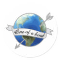 One of a Kind - Planet Earth stickers