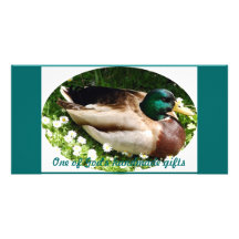 One of God's handmade gifts Zazzle Photo Card