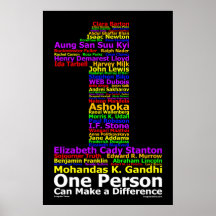 One Person Can Make a Difference ( Poster )