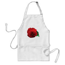 One Red Poppy Apron
