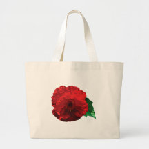 One Red Poppy Tote Bag