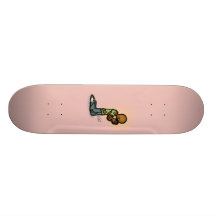 one religious ride. skate boards