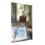 One Room Schoolhouse with Book Canvas Prints
