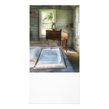 One Room Schoolhouse with Book Picture Card