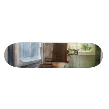 One Room Schoolhouse with Book Skateboard Decks