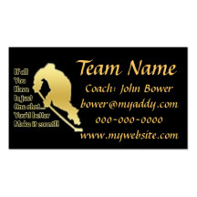 One Shot Hockey Business Cards
