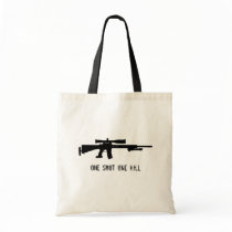One Shot One Kill Tote Bag