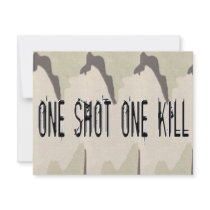 One Shot One Kill Personalized Announcements