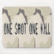One Shot One Kill Mousepad