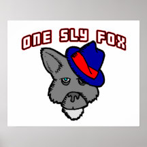 One Sly Fox So Cool Poster