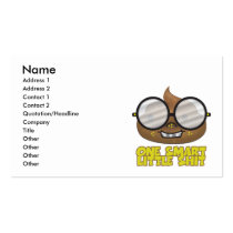one smart little shit business card