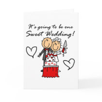 One Sweet Wedding T-shirts and Gifts Greeting Cards